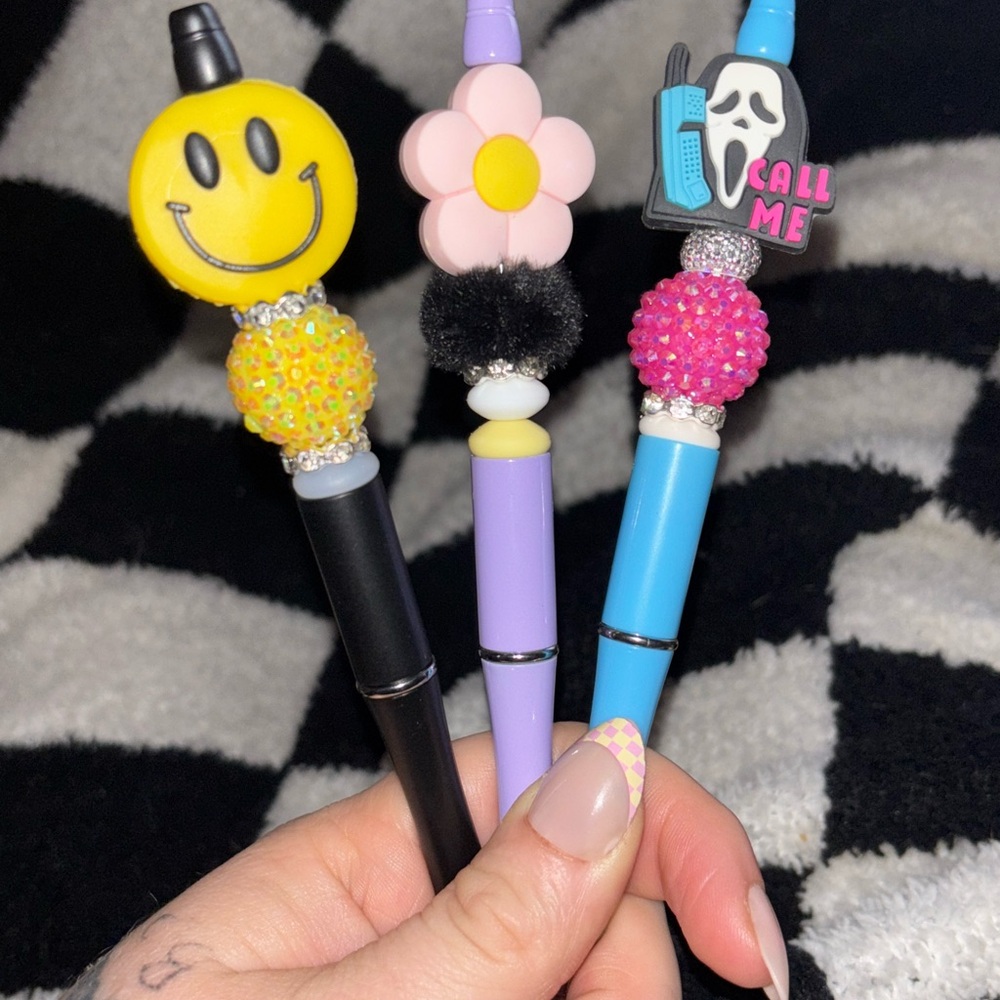 Beaded pens